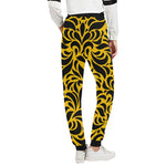 GORGIOUS LEAF YELLOW Women's All Over Print Sweatpants (Model L11)