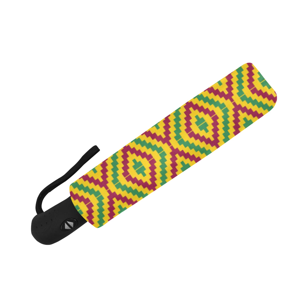 KENTE FRACTAL Auto-Foldable Umbrella