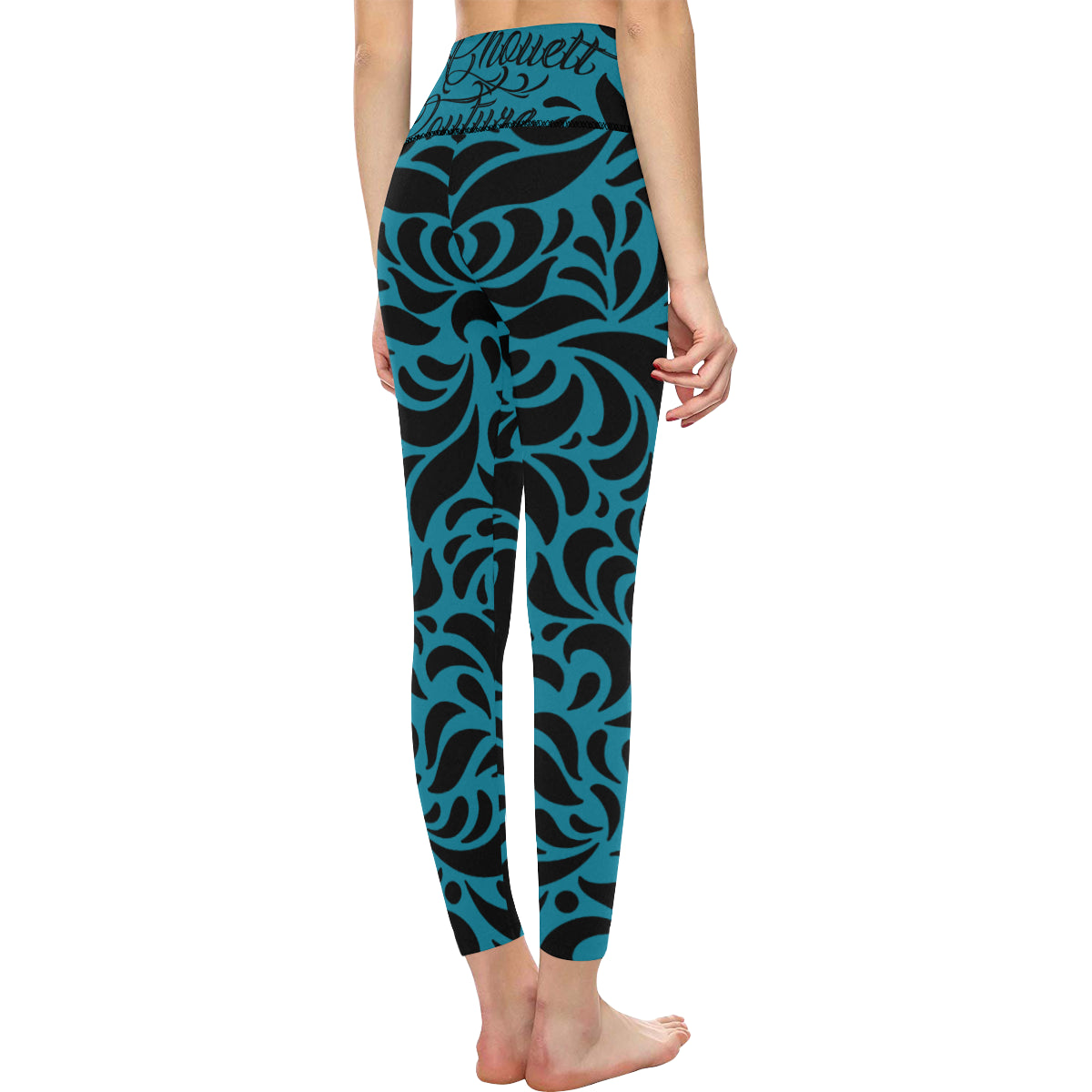 GORGEOUS BLU  All Over Print High-Waisted Leggings