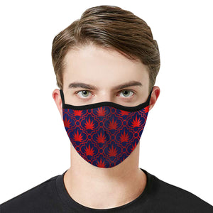 WEEDY RED Mouth Mask in One Piece (2 Filters Included)