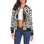 V.I.P All Over Print Bomber Jacket for Women