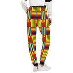 KENTE BLUE Women's All Over Print Sweatpants
