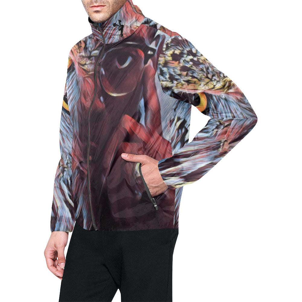 WISE OWL Unisex All Over Print Windbreaker