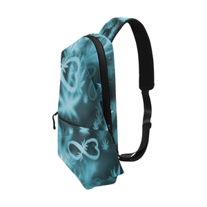 INFINITY BLUE COSMOS Chest Bag (Model 1678)