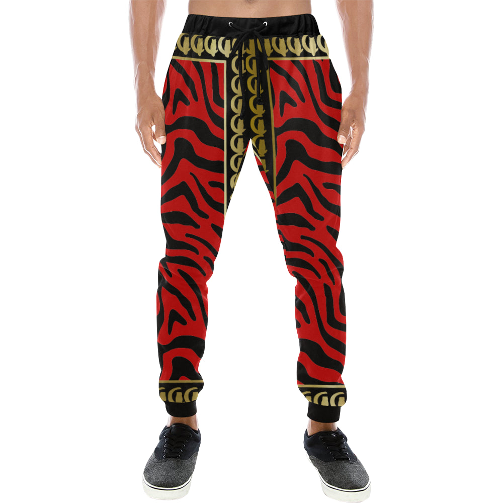 PRIVILEGE Z RED Men's All Over Print Sweatpants