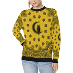 BANDANA L.K Women's Rib Cuff Crew Neck Sweatshirt