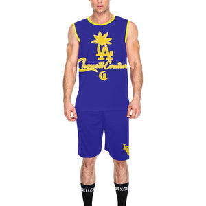 LACHOUETTFORNIA BLU All Over Print Basketball Uniform