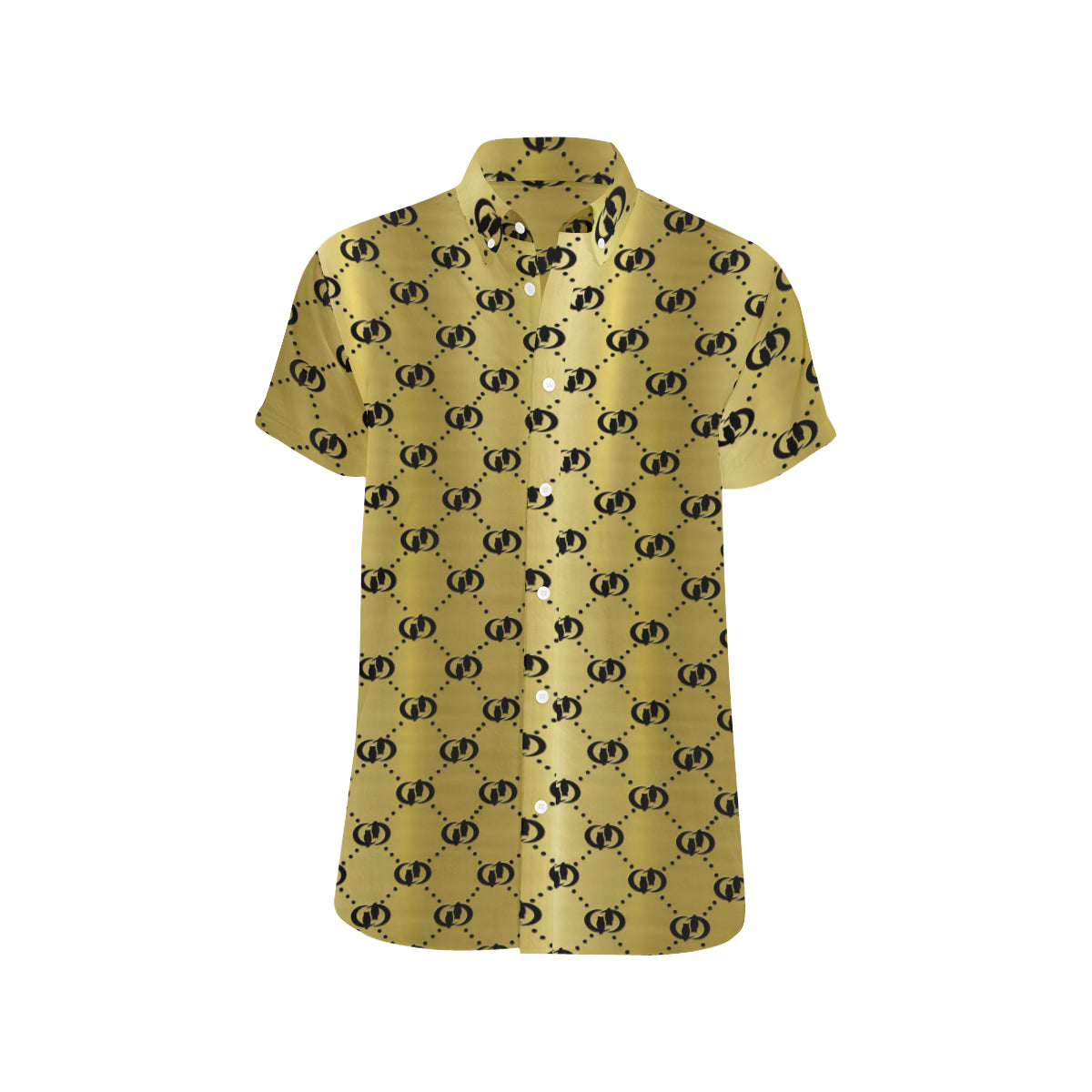 EXCELLENCE GLDBLCC Men's All Over Print Short Sleeve Shirt