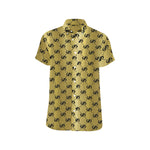 EXCELLENCE GLDBLCC Men's All Over Print Short Sleeve Shirt
