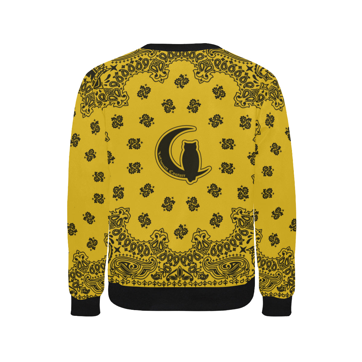 BANDANA LK Men's Rib Cuff Crew Neck Sweatshirt