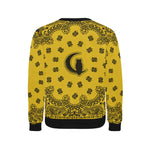 BANDANA LK Men's Rib Cuff Crew Neck Sweatshirt