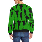 C-WALK GREEN Men's Rib Cuff Crew Neck Sweatshirt