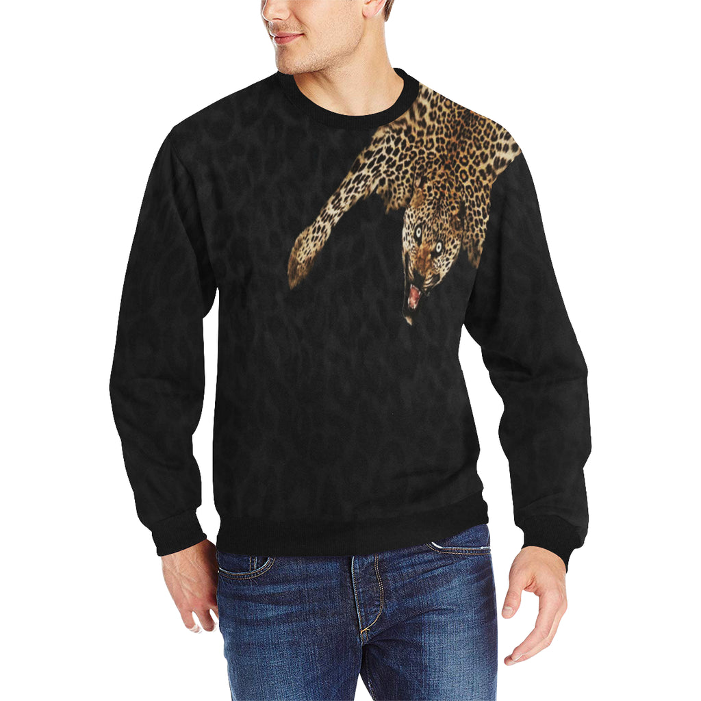 OLD KMT PRIEST Men's Rib Cuff Crew Neck Sweatshirt