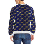 EXCELLENCE BLGLD Men's Rib Cuff Crew Neck Sweatshirt