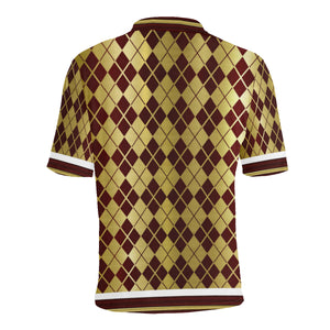 ARLEQUIN BRDX Men's All Over Print Polo Shirt
