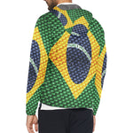 BRASIL FLAG All Over Print Windbreaker for Unisex