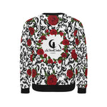 RED ROSES Men's Rib Cuff Crew Neck Sweatshirt
