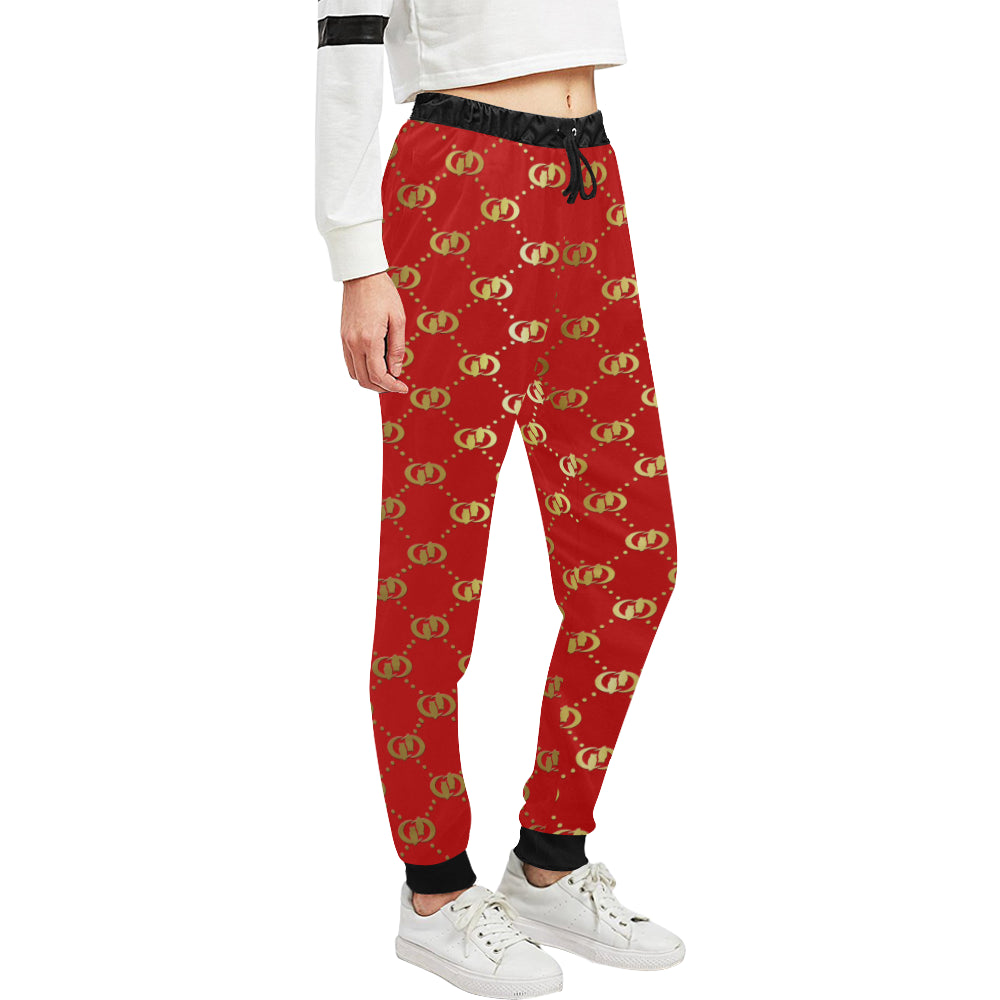 EXCELLENCE RDGLD Women's All Over Print Sweatpants (Model L11)