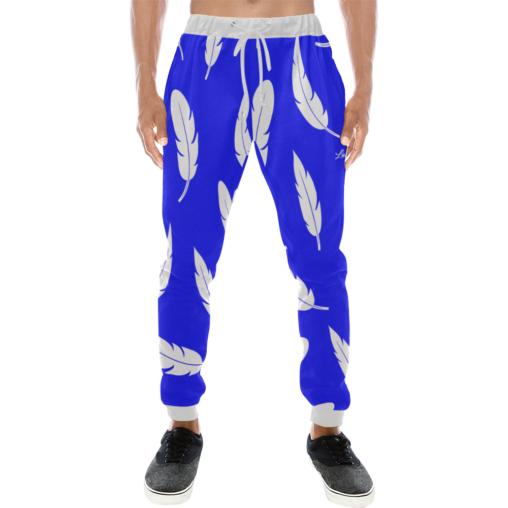 FEATHER BLUE Men's All Over Print Sweatpants