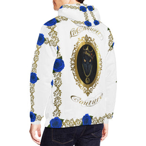 BLUE ROSES OWL All Over Print Hoodie for Men