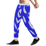 FEATHER BLUE Men's All Over Print Sweatpants