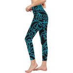 GORGEOUS BLU  All Over Print High-Waisted Leggings