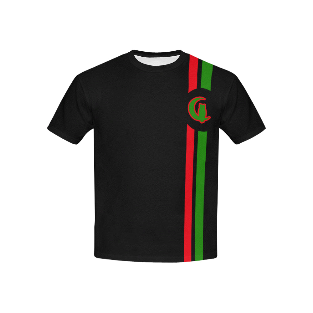 FRESH UP Kids' T-Shirt with Solid Neck
