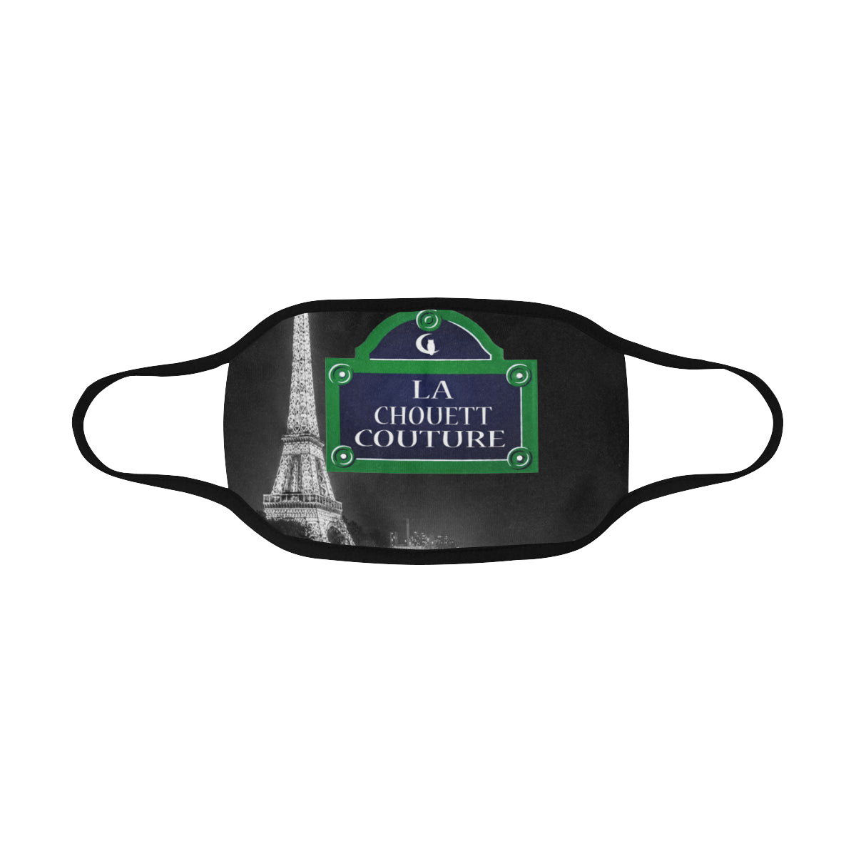 RUE DE PARIS 1 Mouth Mask in One Piece (2 Filters Included)