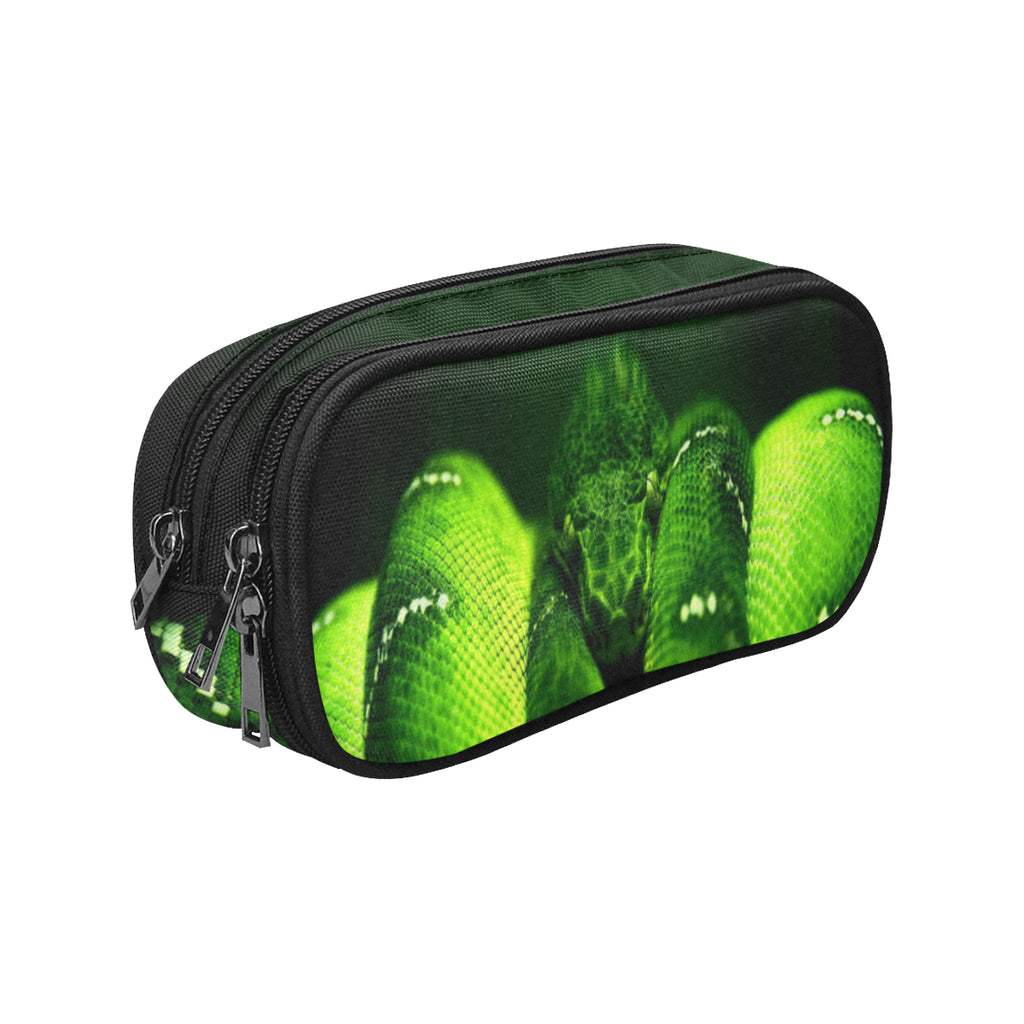 GREEN SNAKE Pencil Pouch/Large