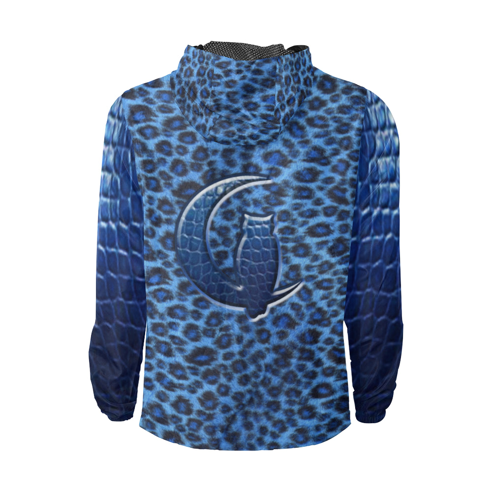 TIGER CROCO SKIN All Over Print Windbreaker for Unisex