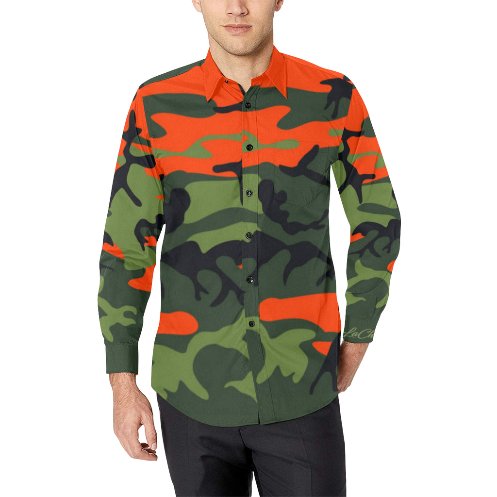 CAMOUFLAGE Casual Dress Shirt