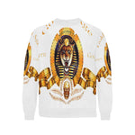 SEKHMET GODDESS Men's Rib Cuff Crew Neck Sweatshirt