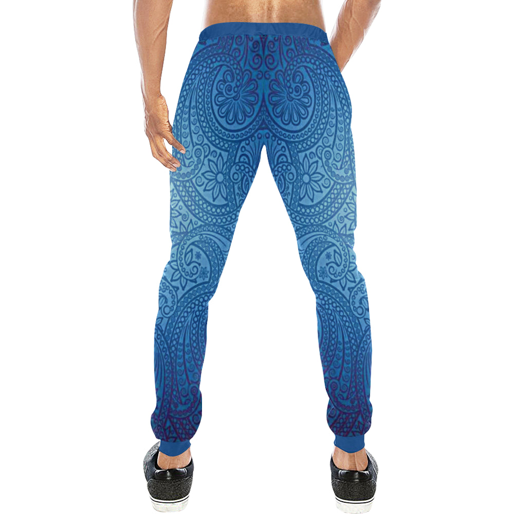 LUXURY GANG Men's All Over Print Sweatpants (Model L11)