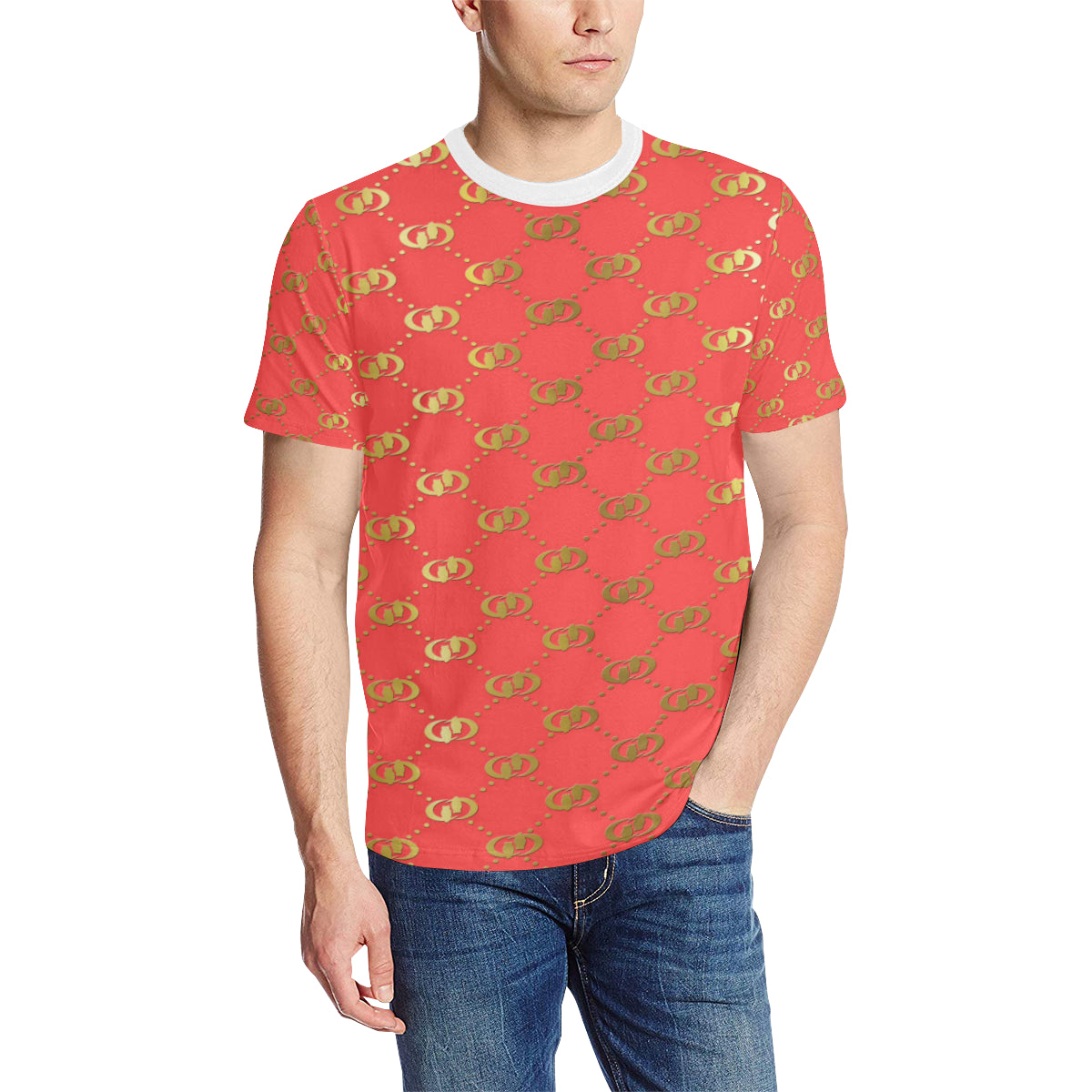 EXCELLENCE PINKGLD Men's All Over Print T-Shirt