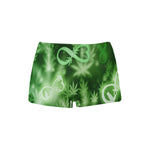 INFINITY GREEN COSMOS Women's All Over Print Boyshort Panties (Model L31)