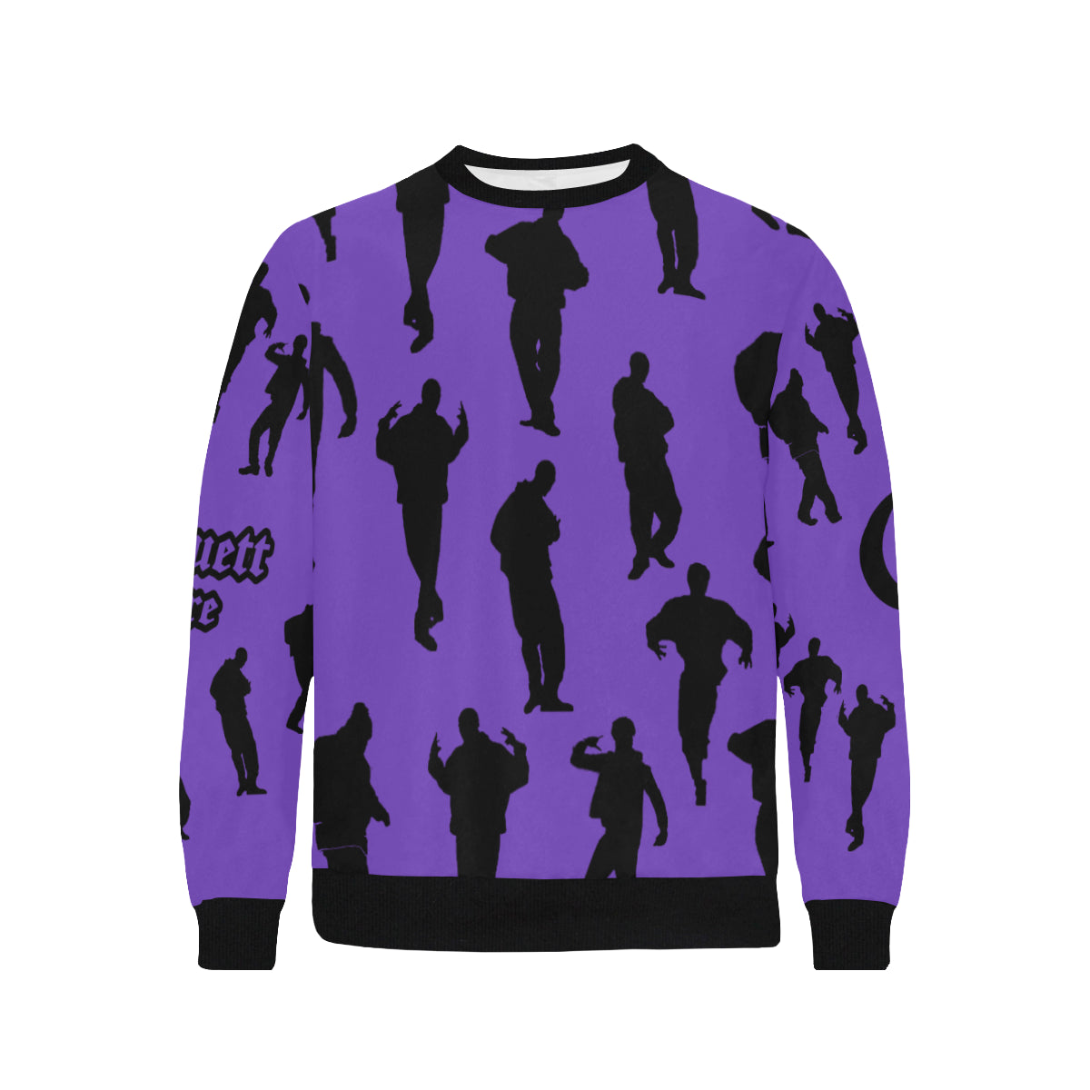 C-WALK GRAPES Men's Rib Cuff Crew Neck Sweatshirt