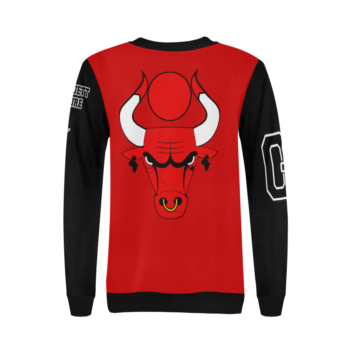 HATHOR BULLS B&R Women's Rib Cuff Crew Neck Sweatshirt