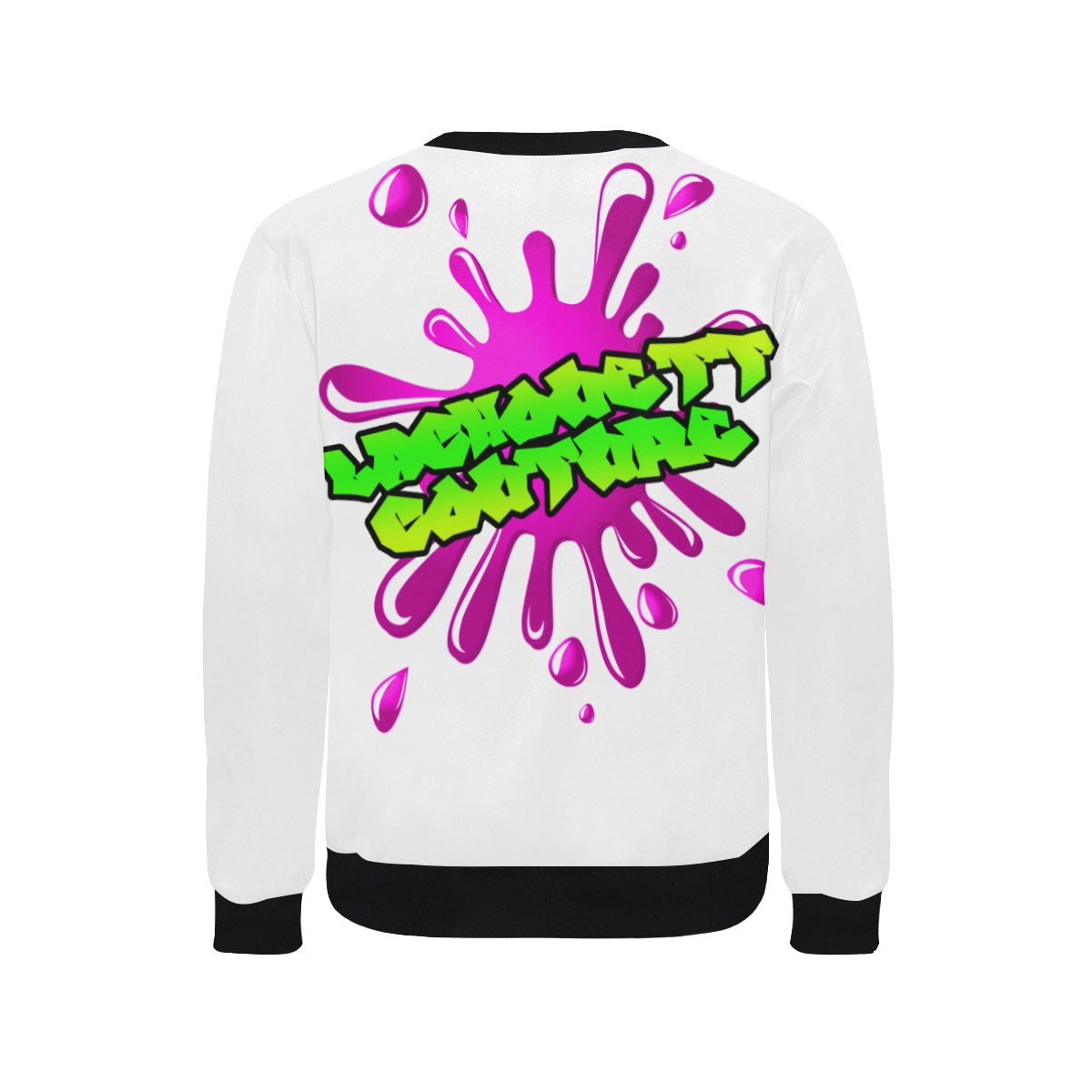 SPLASH OUT Men's Rib Cuff Crew Neck Sweatshirt