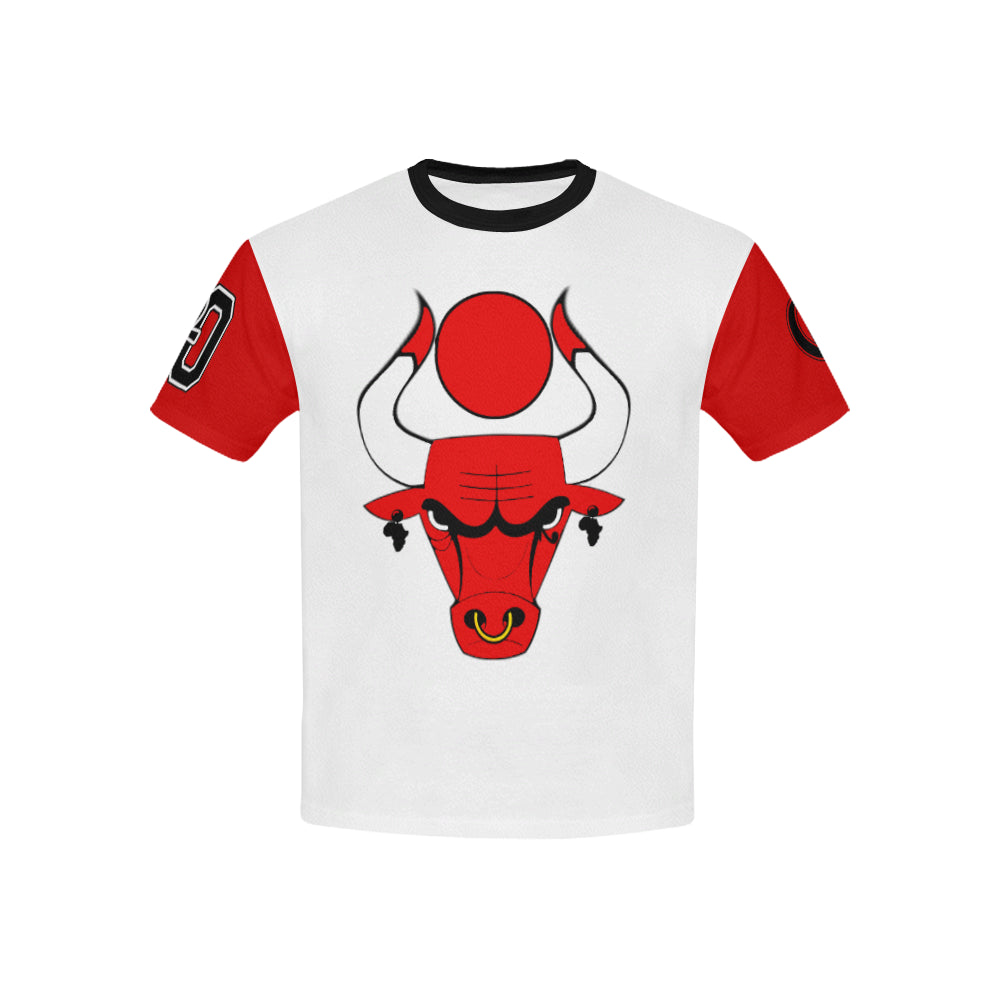 HATHOR BULLS RW Kids T-Shirt with Solid Neck