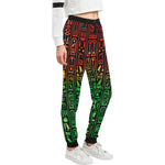 HIERO RASTA Women's All Over Print Sweatpants (Model L11)