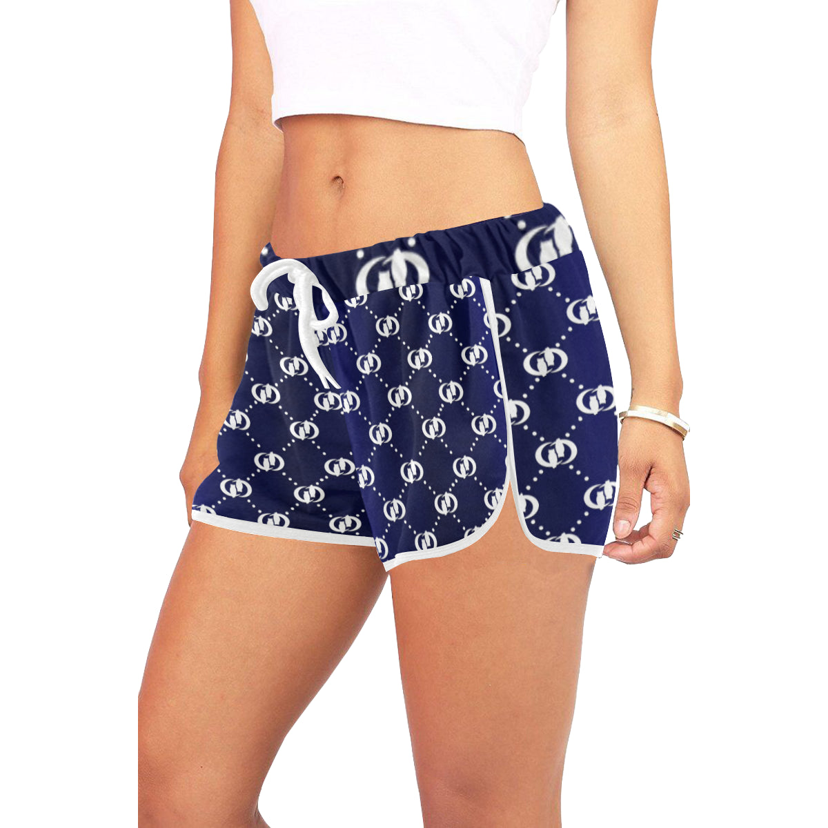 EXCELLENCE BLWHT Women's All Over Print Relaxed Shorts