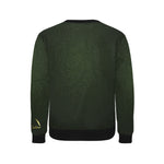 LUXURY GANG KAKI Men's Rib Cuff Crew Neck Sweatshirt