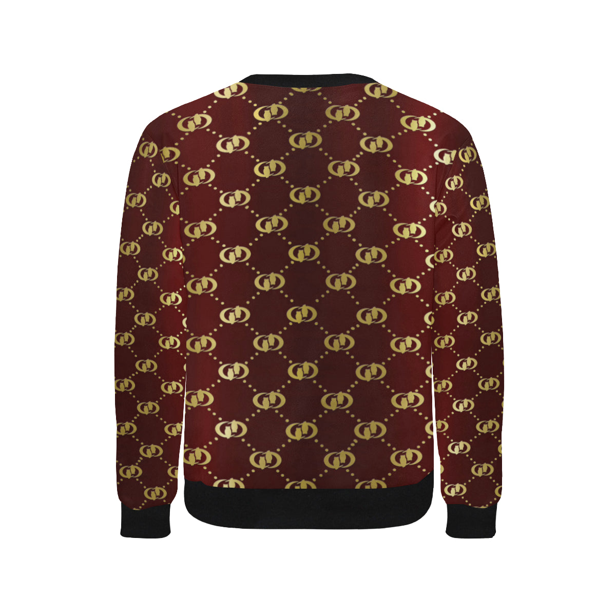 EXCELLENCE BRDXGLD Men's Rib Cuff Crew Neck Sweatshirt