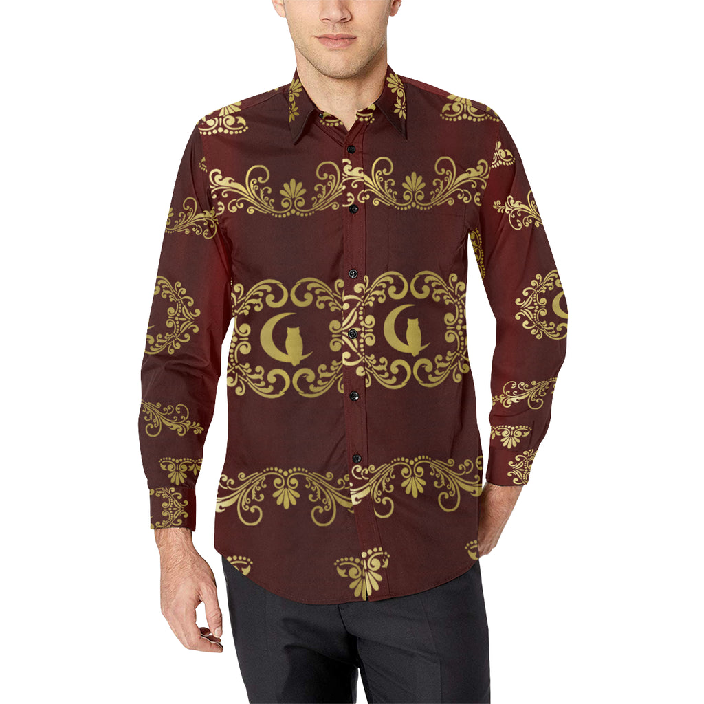 VIP LCC Men's All Over Print Casual Dress Shirt