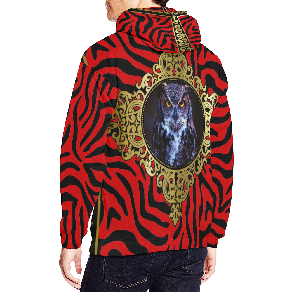 PRIVILEGE RED All Over Print Hoodie for Men
