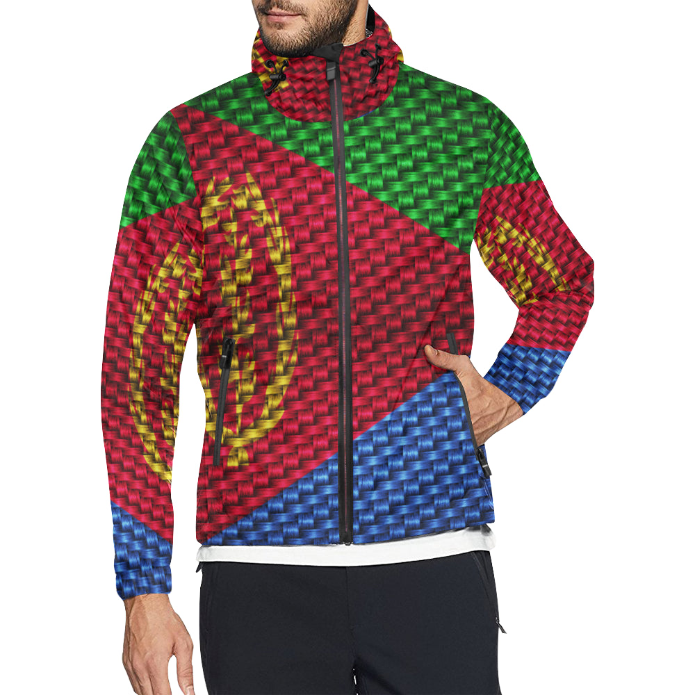 ERITREA FLAG All Over Print Windbreaker for Unisex