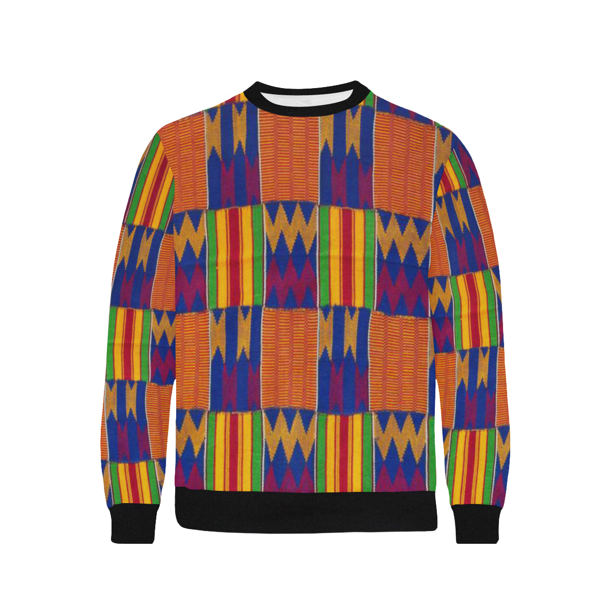 KENTE 2 Men's Rib Cuff Crew Neck Sweatshirt