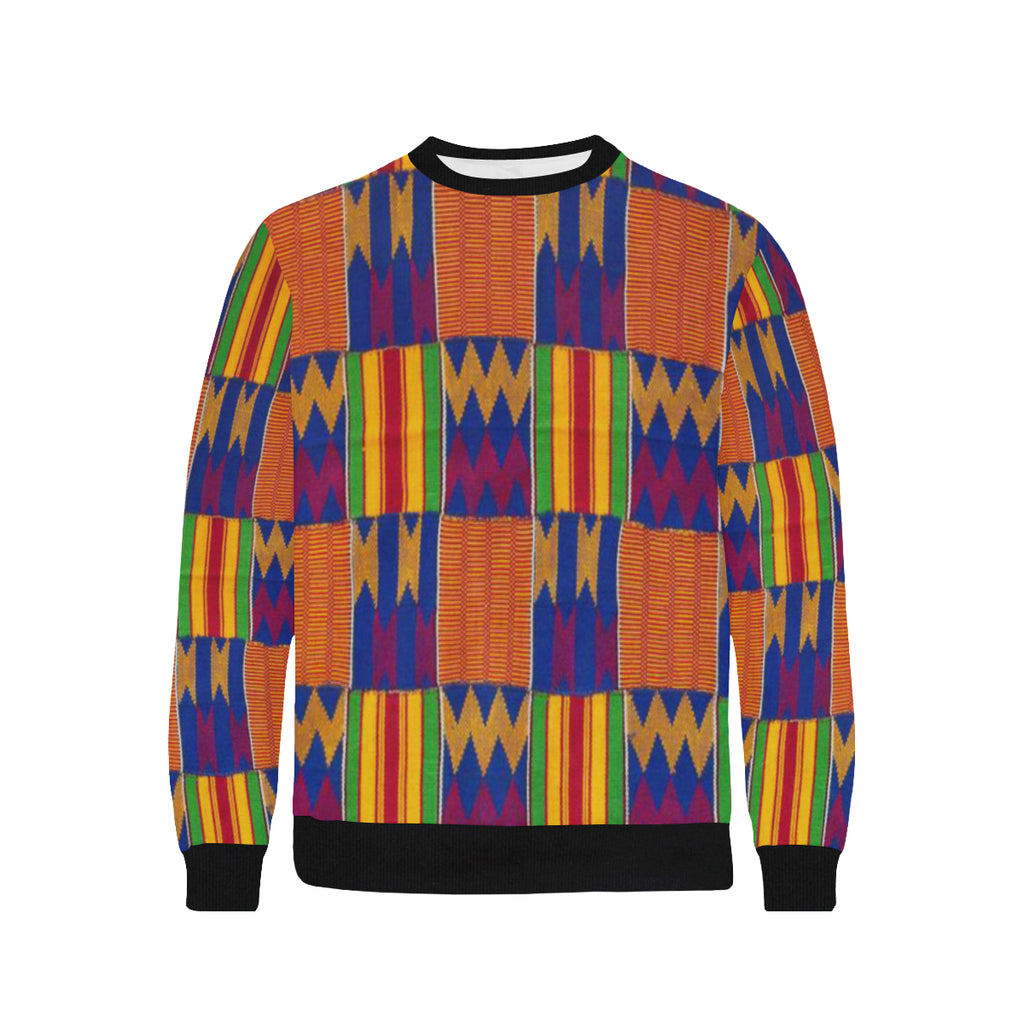 KENTE 2 Men's Rib Cuff Crew Neck Sweatshirt