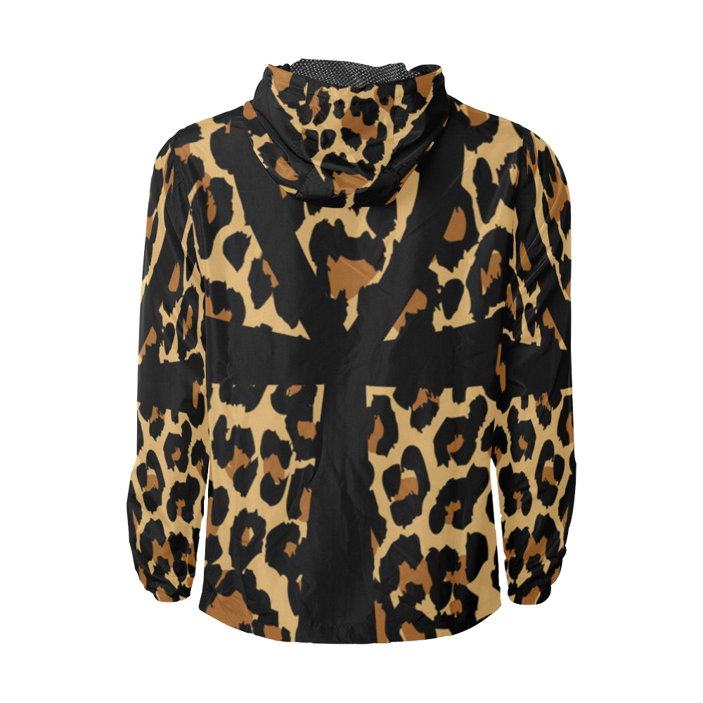 CHEETAH ANKH All Over Print Windbreaker for Unisex