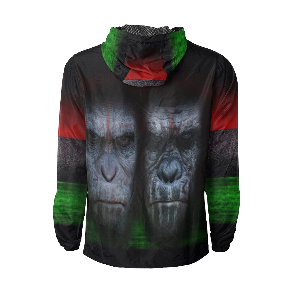 PLANETE OF APES RBG All Over Print Windbreaker for Unisex